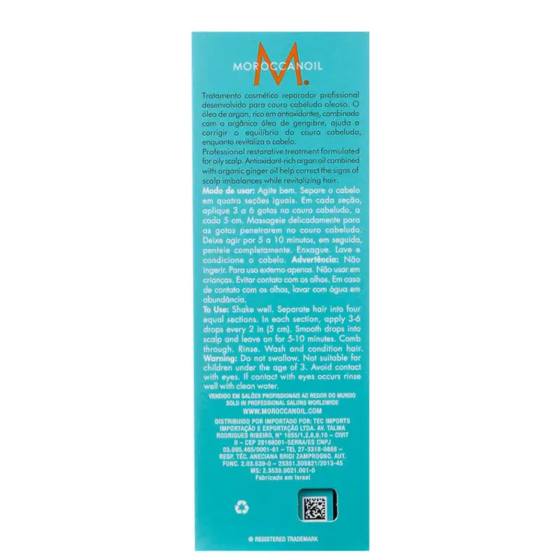 Moroccanoil Oily Scalp Treatment - Tratamento para Couro Cabeludo 45ml