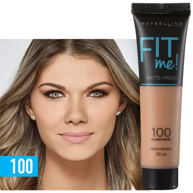 Maybelline Fit Me! Toque Matte + Fresh 100 - Base Líquida 35ml