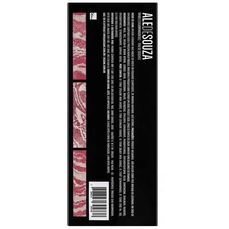 Océane Ale de Souza Trio Luminous Face - Paleta de Blush 12,8g