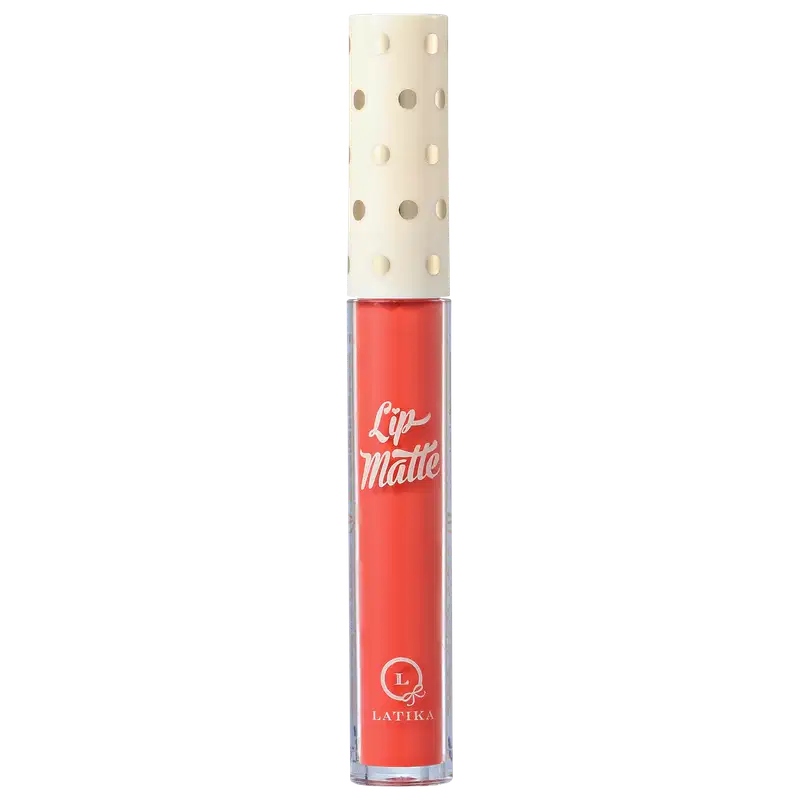 Latika Lip Matte Coral Nº 10 - Batom Líquido 4ml