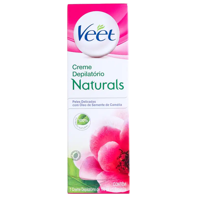 Veet Naturals Camélia - Creme Depilatório 100ml
