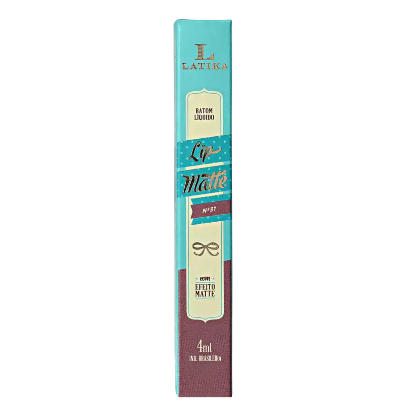 Latika Lip Matte Nude Nº 31 - Batom Líquido 4ml