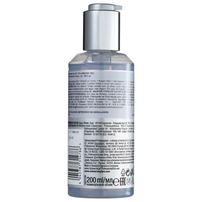 Schwarzkopf OSIS+ Big Blast - Gel de Volume 200ml