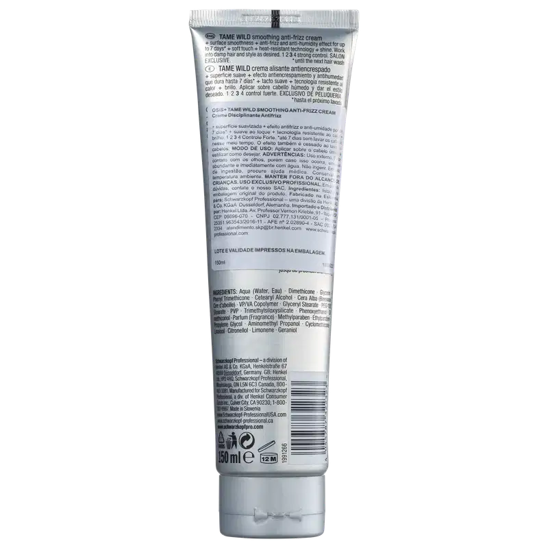 Schwarzkopf OSIS+ Tame Wild Smoothing - Creme Anti-Frizz 150ml