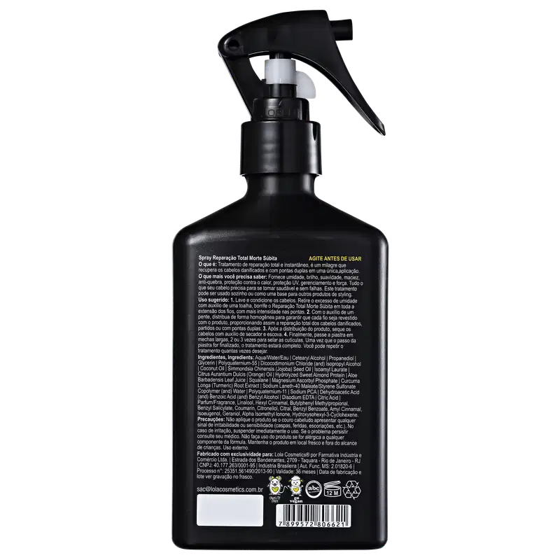 Morte Súbita Lola From Rio Reparação Total - Tratamento Capilar 250ml