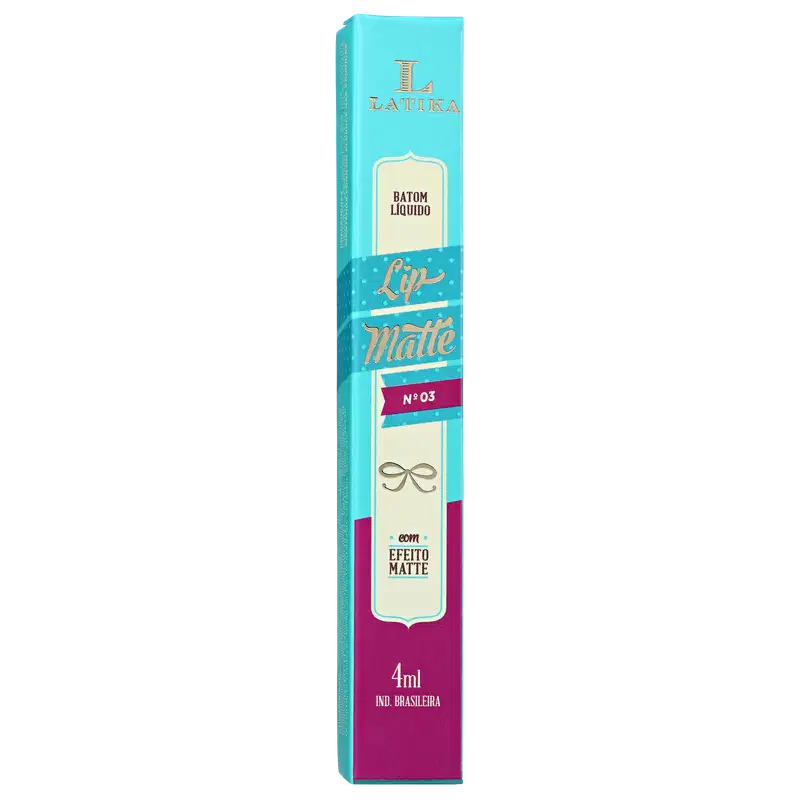 Latika Lip Matte Rosa Nº 3 - Batom Líquido 4ml