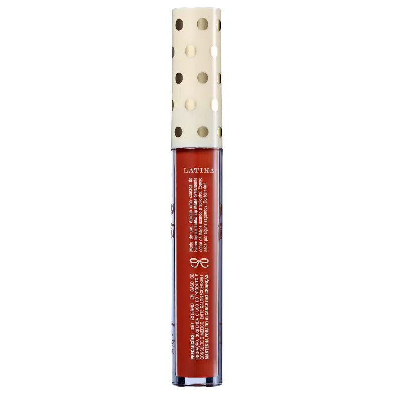 Latika Lip Matte Coral Nº 11 - Batom Líquido 4ml