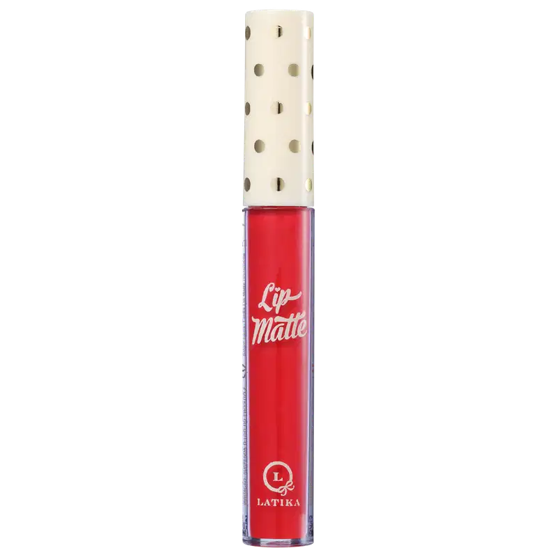 Latika Lip Matte Vermelho Nº 24 - Batom Líquido 4ml