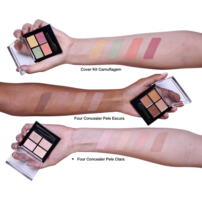 Catharine Hill Four Concealer Pele Clara - Paleta de Corretivo 8g