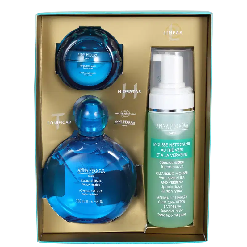 Kit Anna Pegova LTH Full Size Para Peles Mistas (3 Produtos)