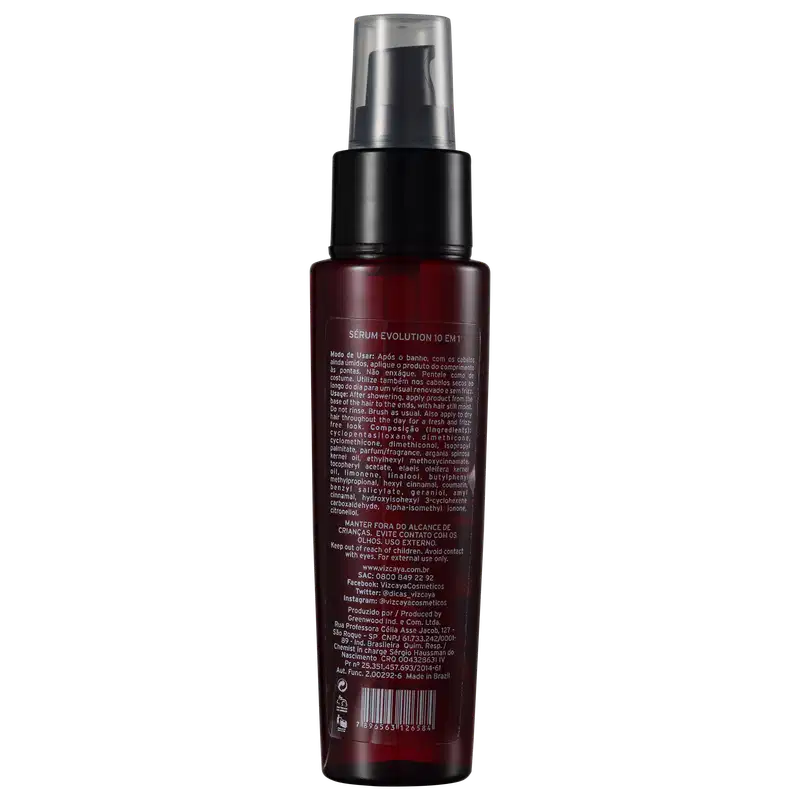 Vizcaya Evolution 10 em 1 - Sérum Capilar 70ml