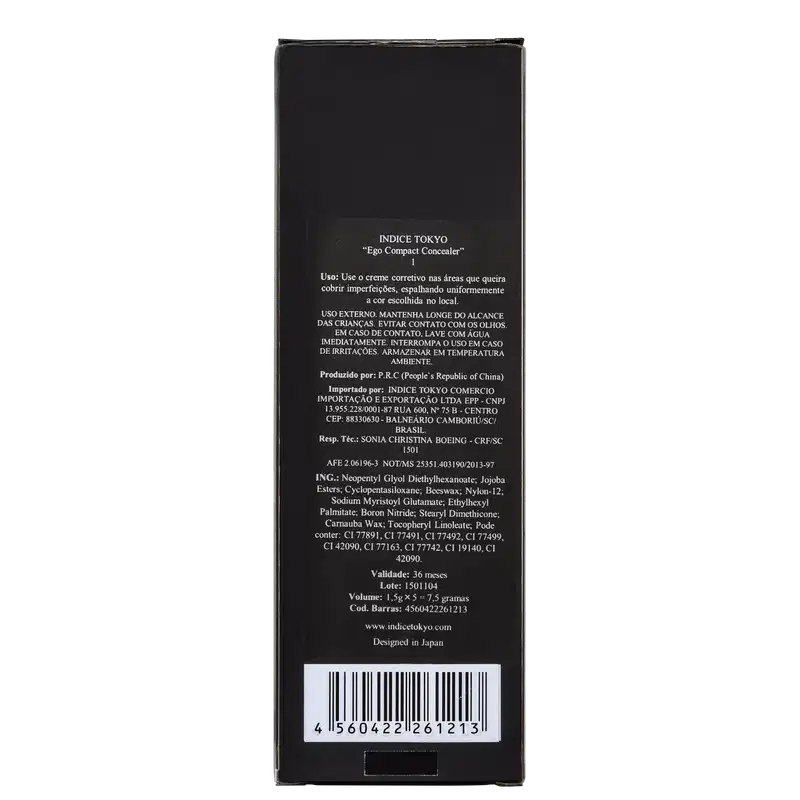 Indice Tokyo Ego 01 Colorida - Paleta de Corretivos 7,5g