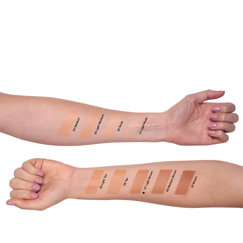 Indice Tokyo Ego FPS 25 07 Light Brown - Base Líquida 30ml