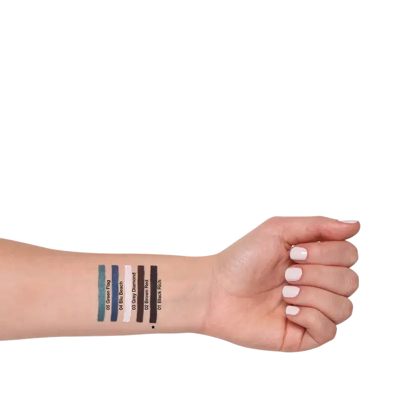 Indice Tokyo Slim Gel 01 Black Rich - Delineador em Gel 0,12g