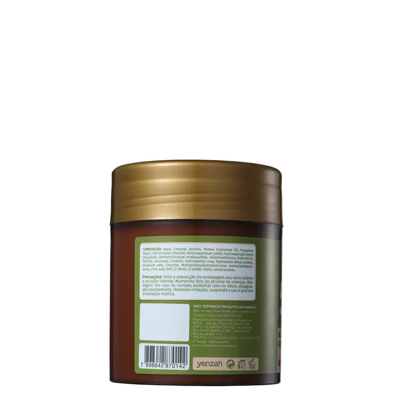 Yenzah SPA dos Cabelos Abacate - Máscara Capilar 480g