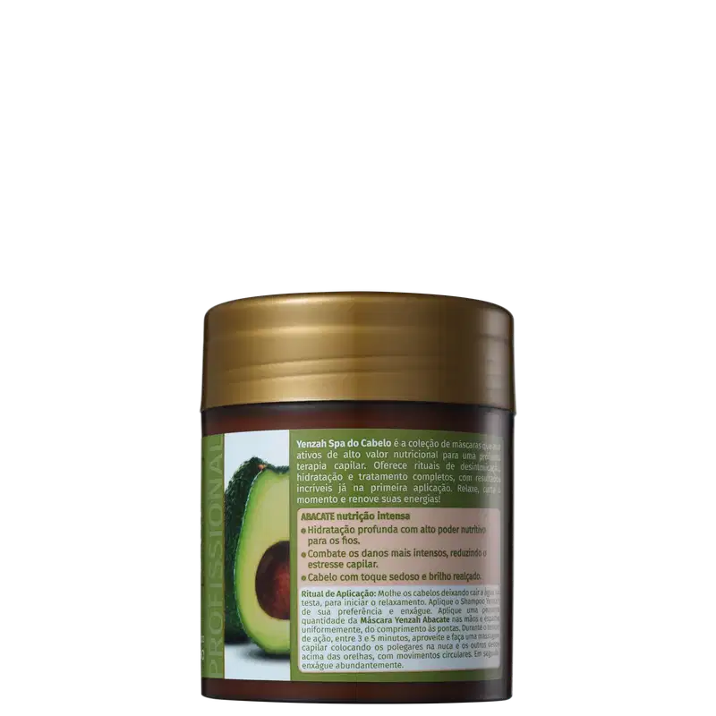 Yenzah SPA dos Cabelos Abacate - Máscara Capilar 480g