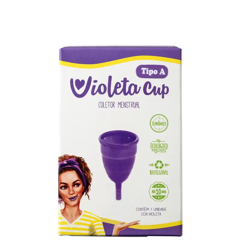 Violeta Cup Violeta Tipo A (+30 anos ou com filhos) - Coletor Menstrual