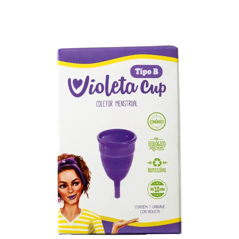 Violeta Cup Violeta Tipo B (-30 anos ou sem filhos) - Coletor Menstrual