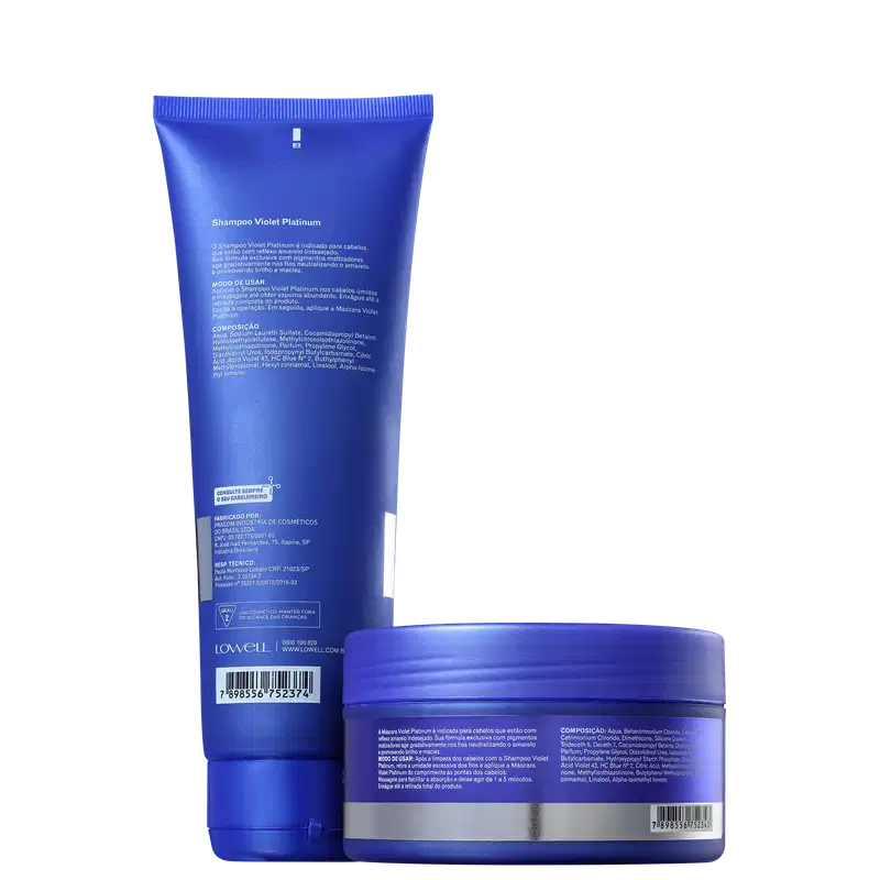 Kit Lowell Violet Platinum Home (2 Produtos)
