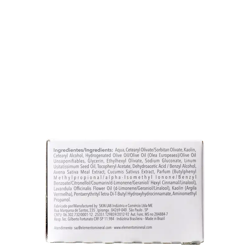 Elemento Mineral Nude Balm Mineral - Hidratante Facial 50g