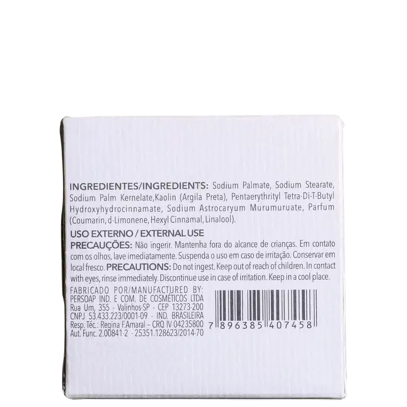 Elemento Mineral Argila Negra - Sabonete em Barra 100g