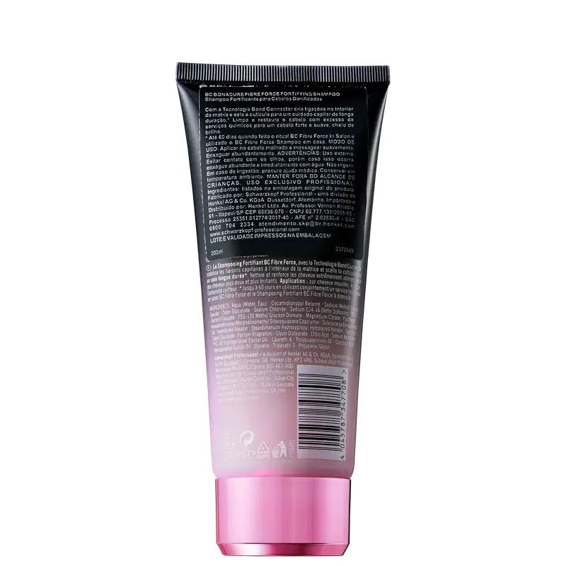 Schwarzkopf Professional BC Bonacure Fibre Force Fortifying - Shampoo sem Sulfato 200ml