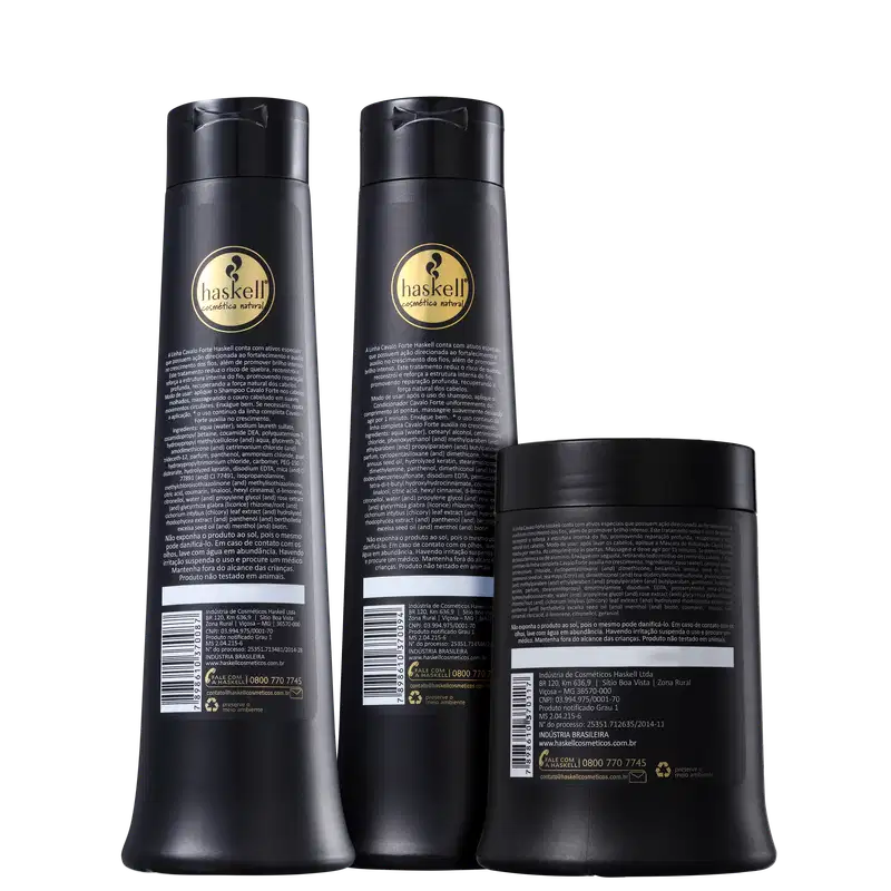 Kit Haskell Cavalo Forte Crescimento Saudável Trio (3 Produtos)
