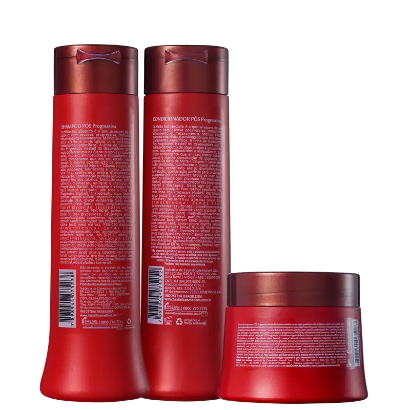 Kit Haskell Pós-Progressiva Tratamento (3 Produtos)