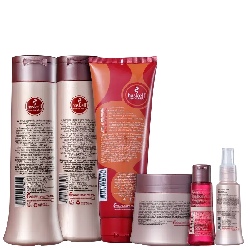 Kit Haskell Queratina Completo (6 Produtos)