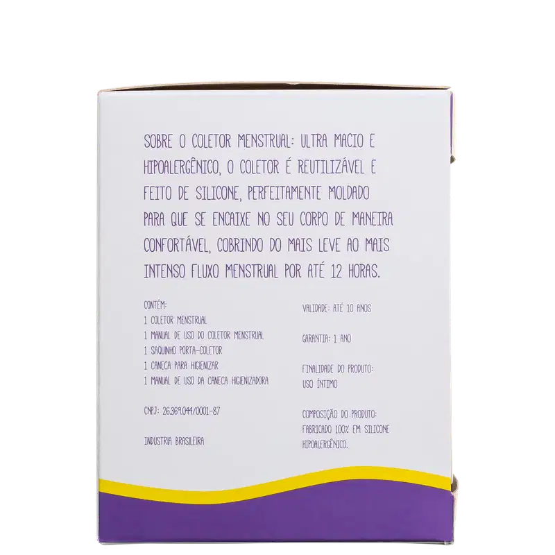 Kit Violeta Cup Violeta Tipo A (+30 anos ou com filhos) - Coletor Menstrual + Higienizador de Coletor
