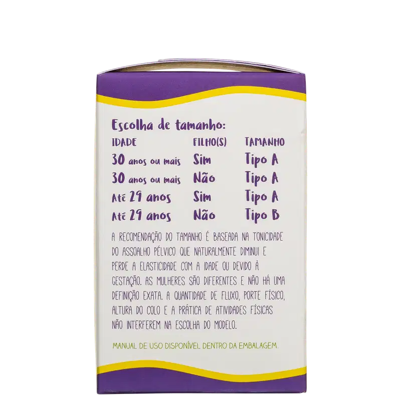 Kit Violeta Cup Violeta Tipo B (-30 anos ou sem filhos) - Coletor Menstrual + Higienizador de Coletor