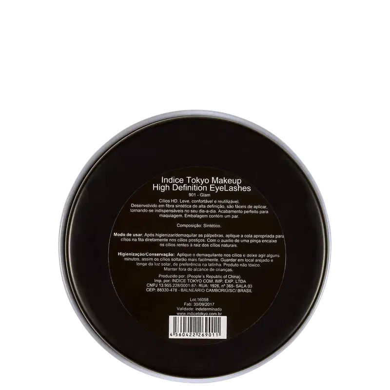 Indice Tokyo High Definition Eyelash Black Glam - Cílios Postiços