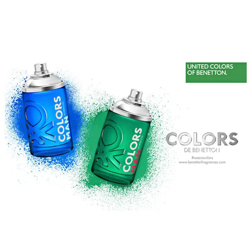 Colors Man Blue Benetton Eau de Toilette - Perfume Masculino 60ml