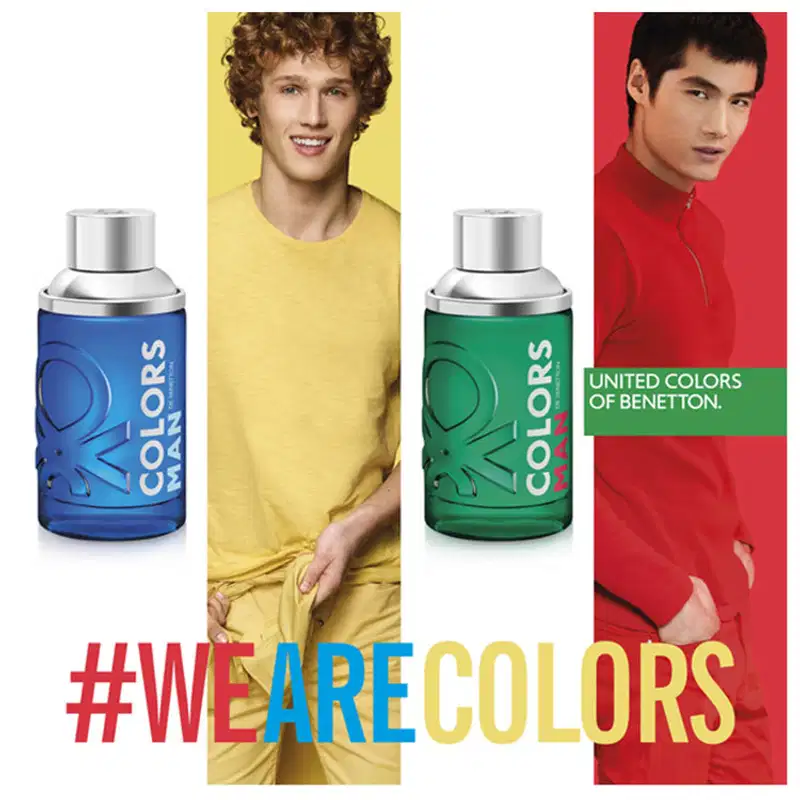 Colors Man Blue Benetton Eau de Toilette - Perfume Masculino 60ml
