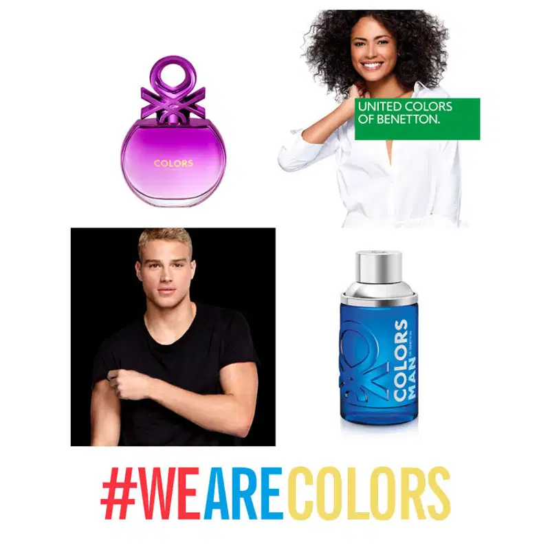 Colors Man Blue Benetton Eau de Toilette - Perfume Masculino 60ml