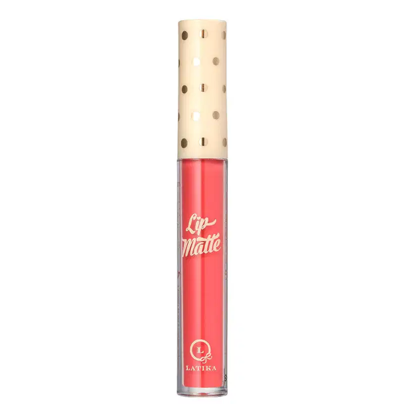 Latika Lip Matte Coral Nº 13 - Batom Líquido 4ml