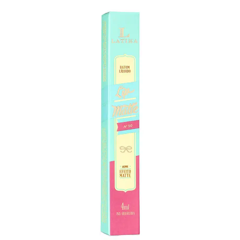 Latika Lip Matte Nude Nº 50 - Batom Líquido 4ml