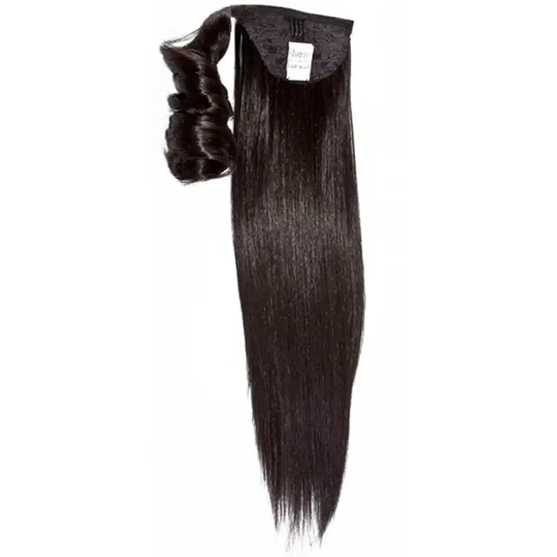 Hairdo Castanho Super Escuro - Aplique Rabo de Cavalo Liso 46cm