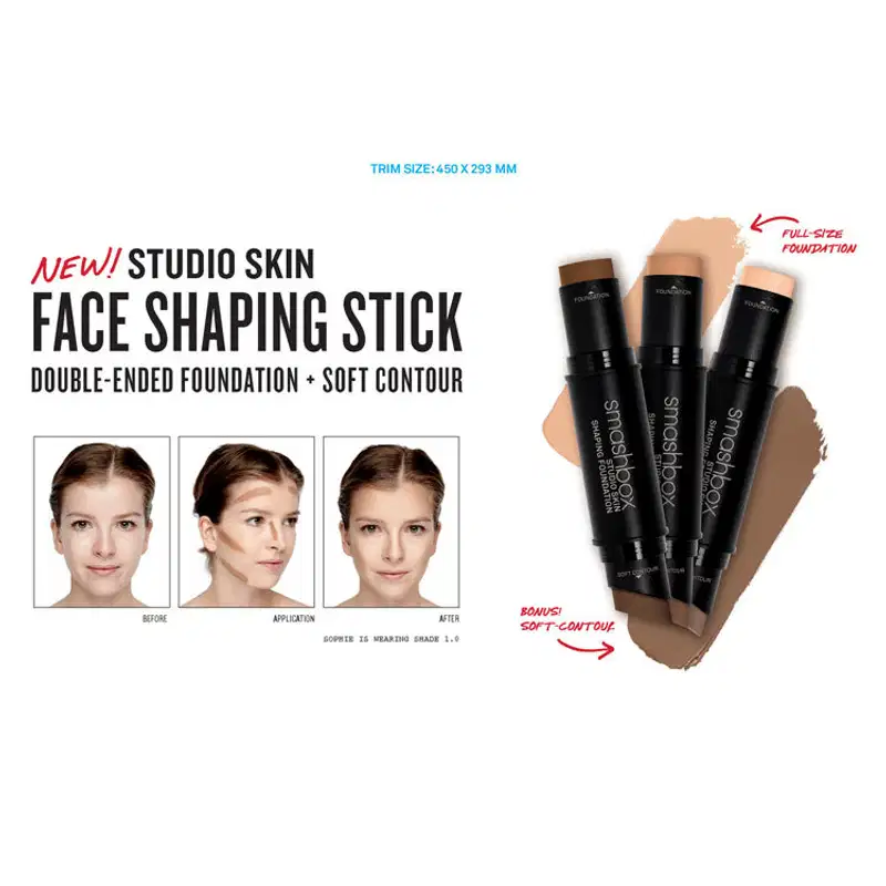 Smashbox Studio Skin Shaping Foundation 2.1 - Base e Contorno em Bastão 7,5g 