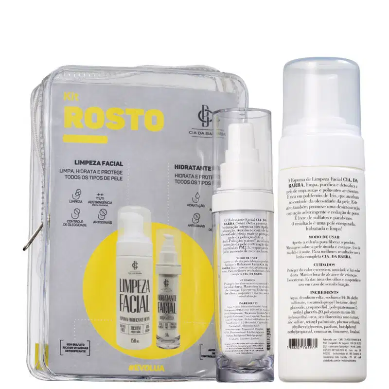 Kit Cia da Barba Rosto (2 Produtos)
