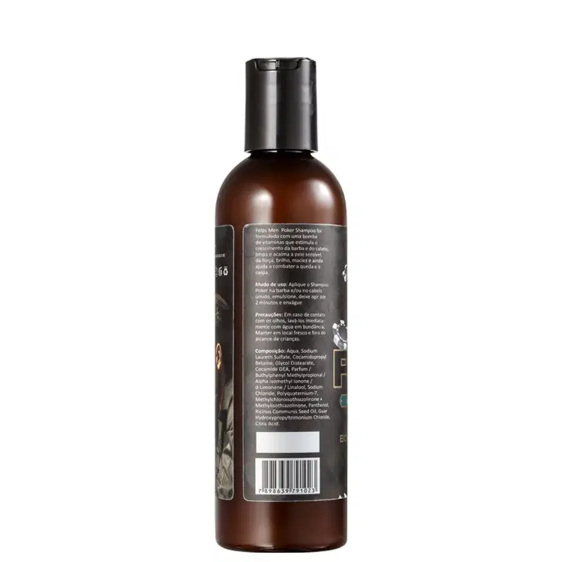 Felps Professional Men Poker Bomba de Crescimento - Shampoo Multifuncional 240ml