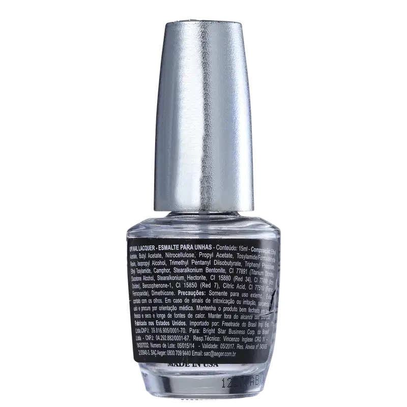 OPI Ds Top Coat - Cobertura Brilhante 15ml