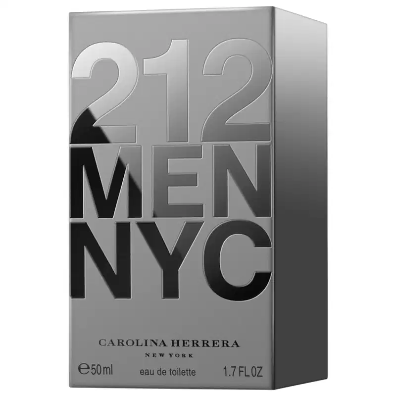 212 Men Carolina Herrera Eau de Toilette - Perfume Masculino 50ml