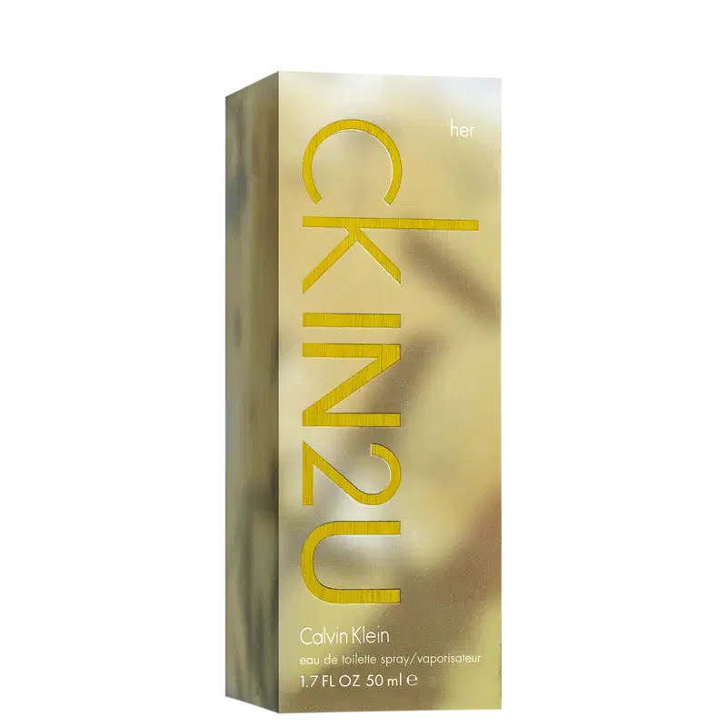 Perfume feminino CK in2U For Her de Calvin Klein. Volumetria 50ml.