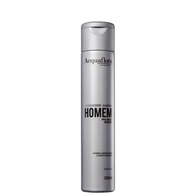 Acquaflora Homem Cabelos Oleosos - Shampoo sem Sal 300ml