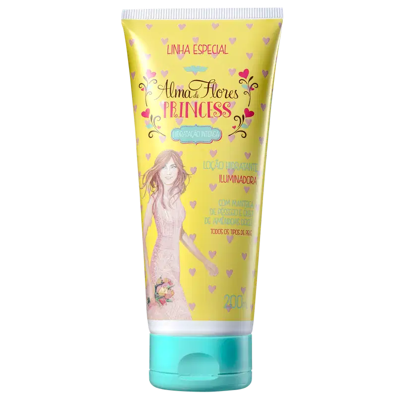 Alma de Flores Princess Iluminadora - Loção Hidratante Corporal 200ml