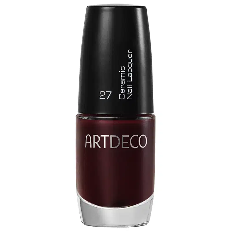 Artdeco Ceramic Nail Lacquer 27 Black Red - Esmalte Cremoso 6ml