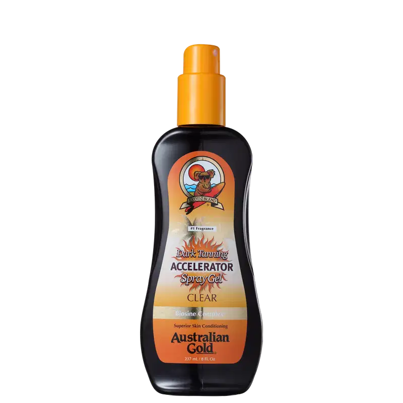 Australian Gold Accelerator Dark Tanning Spray Gel Clear - Spray Bronzeador 237ml
