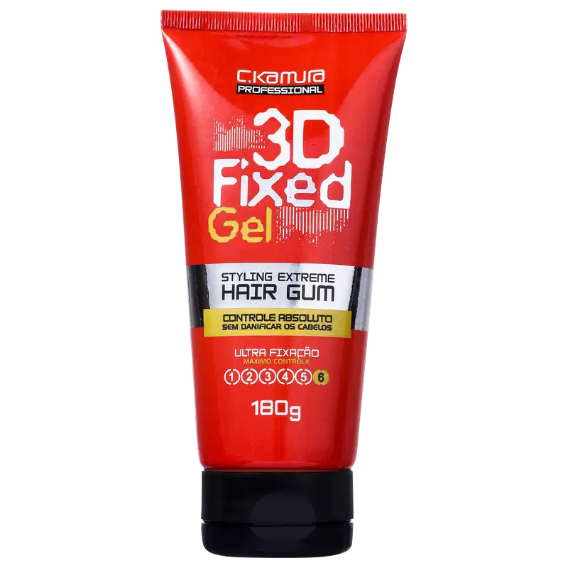 C.Kamura Hair Gum 3D Fixed - Gel Fixador 180g