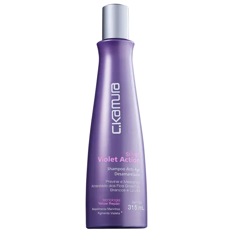 C.Kamura Silver Violet Action - Shampoo Desamarelador 315ml